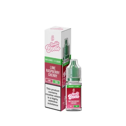 Ohm Brew Double Brew Lime Raspberry Cherry 10ml Nic Salt E-Liquid - 5mg