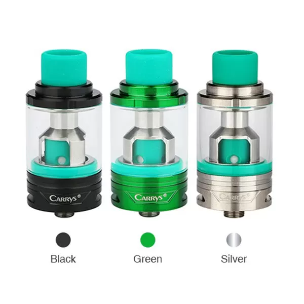 Carrys Green Sub Ohm Tank Atomizer (4ML) - Silver