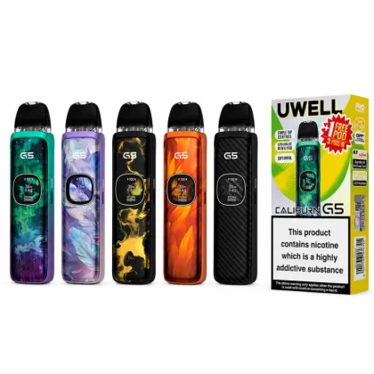 Uwell Caliburn G5 Vape Kit - Black Gold