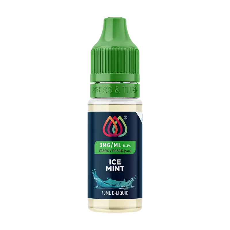 Ice Mint E-Liquid by Aquavape - 10ml - 6mg - Vape Product (7A2C41)