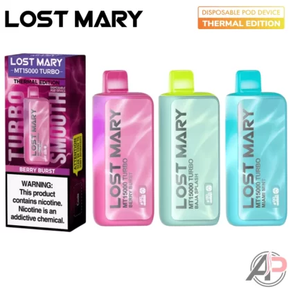 Lost Mary MT15000 Turbo Vape - Acai Berry Storm Ice, Baja Splash