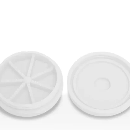 Silicon Concentrate Jar | Divider Pro w/ 7 Sections | 3″ – White