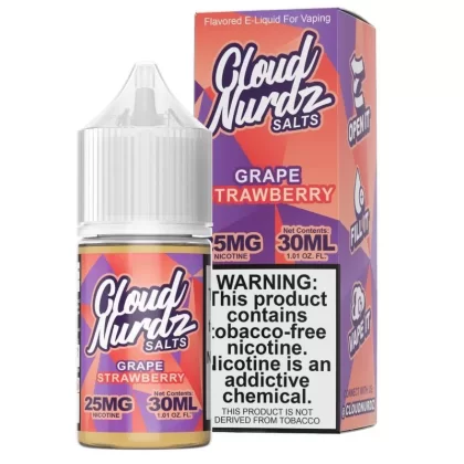 Grape Strawberry by Cloud Nurdz TFN Salts 30mL - 50MG
