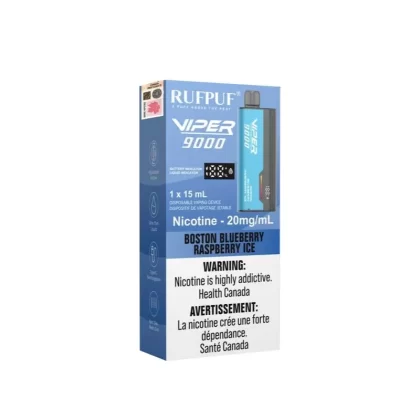 RUFPUF Viper 9000 Disposable – Boston Blueberry Raspberry Ice