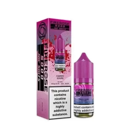 CHERRY SOURS NICOTINE SALT E-LIQUID BY FIREROSE 5000