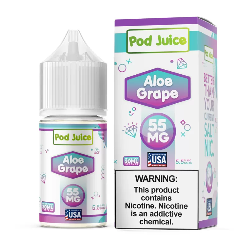 Pod Juice SALT - Aloe Grape - 30ML E-Liquid