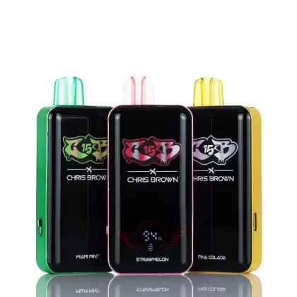 Chris Brown CB15K 15000 Puffs Disposable Vape - 15ML - Strawberry Banana