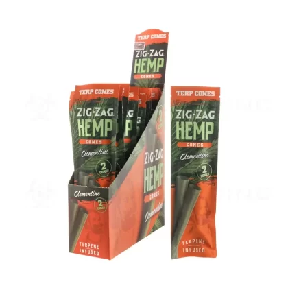 Zig-Zag® | Terp Cones 2-Pack | 104mm – Clementine – 15 Count