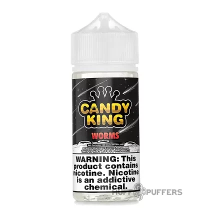 Candy King – Sour Worms 100mL - Nicotine Strength#0mg>3mg>6mg