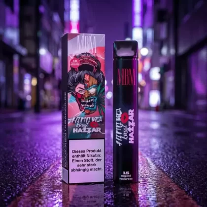 MBM Einweg Vape – Himiko Kisses Hazzar - Limonade / Drachenfrucht / Kiwi / Himbeere / Limette