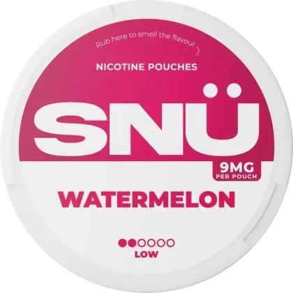SNÜ Watermelon Nicotine Pouches By Bar Juice - Vape Product, Vape Product (C98B8D)