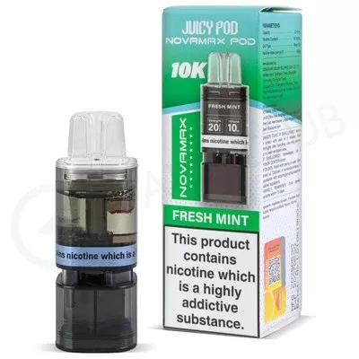Fresh Mint Juicy Pod Novamax 10K Refill Pack