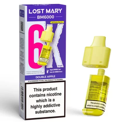 Lost Mary BM6000 Prefilled POD 0mg ZERO - Double Apple