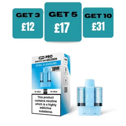 Mr Blue - CP Pro Switch 30k Prefilled Pods - Mr Blue