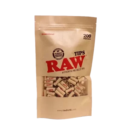 RAW Pre Rolled Tips 200ct Bag - Ecigdepot
