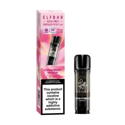 Strawberry Snoow (Strawberry Ice Cream) Prefilled Pods Elfa PRO Series by Elf Bar (2 x 2ml) - 20mg
