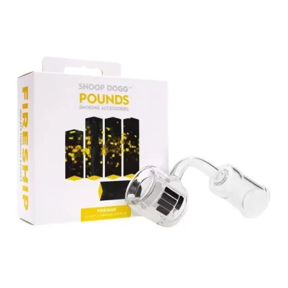POUNDS by Snoop Dogg Fireship 14mm Quartz Thermal Banger