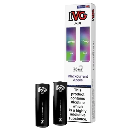 Blackcurrant Apple IVG Air Replacement Pods - 20mg - Vape Product