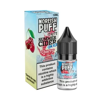 Moreish Puff Summer Cider on Ice Cherry Nic Salt - 10mg