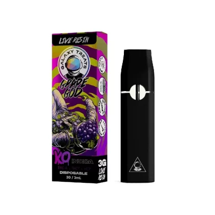 Galaxy Treats Grape God Live Resin Disposables