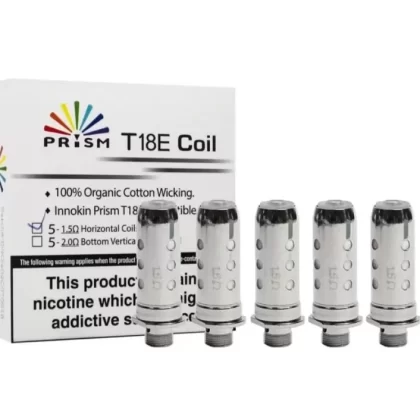 T18e coils 1.5 ohm 12-14w 5pk