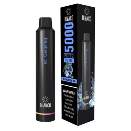 Blanco Rechargeable Disposable 5000 Puffs – Blueberry Ice