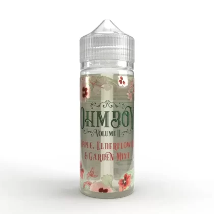 OHM BOY APPLE ELDERFLOWER & GARDEN MINT 100ML SHORTFILL E-LIQUID