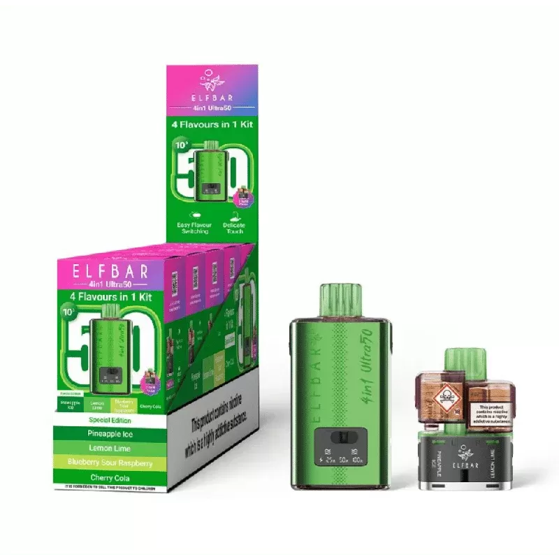 Elf Bar 4in1 Ultra 50 Prefilled Pod Kit Special Edition - Strength#20mg