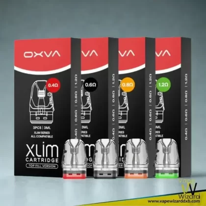 OXVA Xlim V3 Top Fill Version Pods 0.6ohm, 0.8ohm, 1.2ohm Pod Cartridge Replacement Pod - Vapewizarddxb
