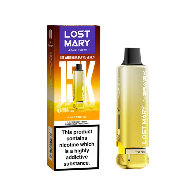 Pineapple Ice Lost Mary NERA15K Refill Pack - Vapeshop Co