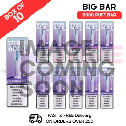 Grape ICE Feoba PRO 6000 Puff 6K Box Of 10