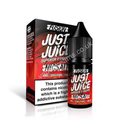 Just Juice Fusion Mango & Blood Orange On Ice Nic Salt E-Liquid - Vapestreams Co