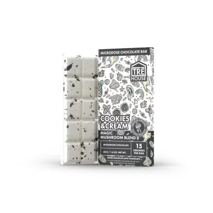 TreHouse Magic Mushroom Chocolate Bar – Cookies And Cream - Vape Store