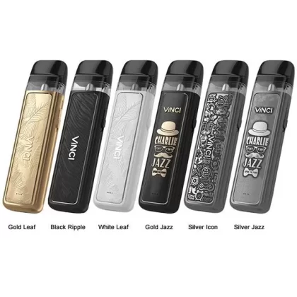 VOOPOO VINCI POD ROYAL EDITION – 15W POD SYSTEM DEVICE - Black Ripple, Gold Leaf