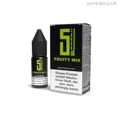 5EL Nikotinsalz Liquid – Fruity Mix - 20mg/ml, 10mg/ml
