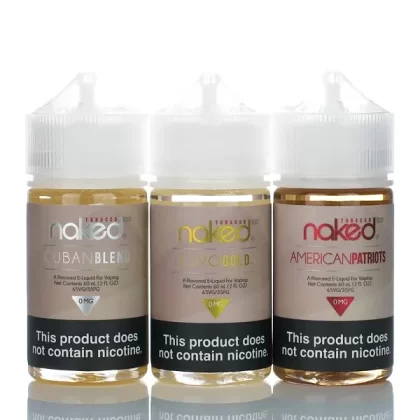Naked 100 Tobacco – No Nicotine Vape Juice – 60ml