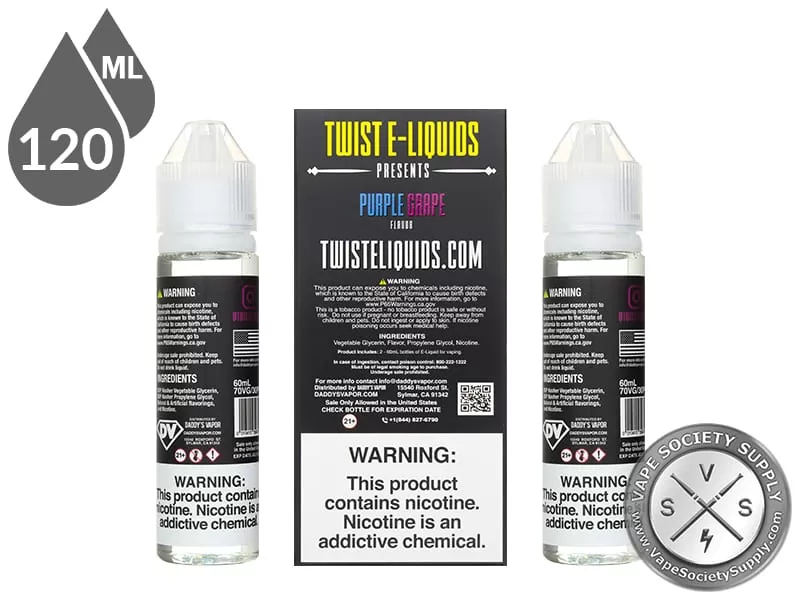 Purple Grape by Twist 120ml - Image 3