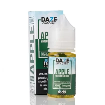 ICED WATERMELON – RED’S APPLE E-JUICE – 7 DAZE SALT – 30ML – 30MG - Vape Product