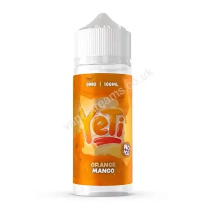 YeTi Defrosted Orange Mango E-Liquid Shortfill - Vapestreams Co