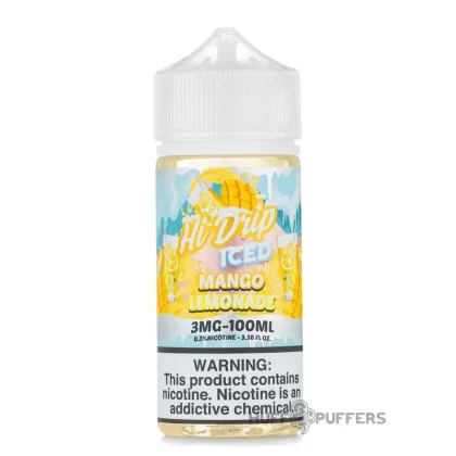 Hi-Drip – Iced Mango Lemonade 100mL - Nicotine Strength#0mg>3mg>6mg