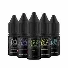 Pod Salt Core 30ml Nicotine Salt E-Liquid- 20mg - flavors#APPLE>BANANA ICE>blue raspberry>CLASSIC TOBACCO>DOUBLE APPLE>grape>LYCHEE ICE>MANGO ICE>Strawberry>strawberry kiwi>watermelon breeze (59837D)