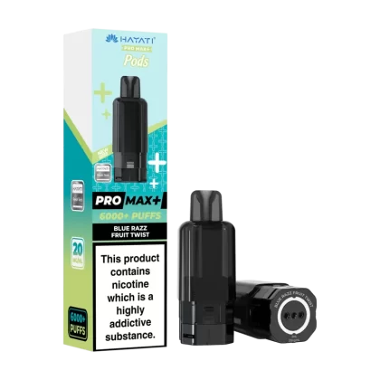 Blue Razz Fruit Twist Hayati Pro Max+ Refill Pack - Vape Product