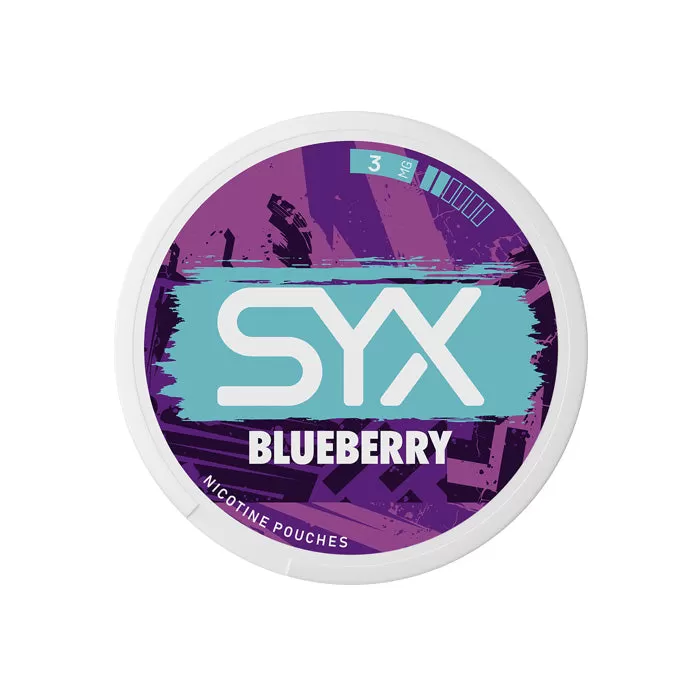 Blueberry SYX Nicotine Pouches - 3mg