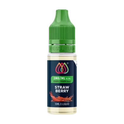 Strawberry E-Liquid by Aquavape - 10ml - 12mg - Vape Product