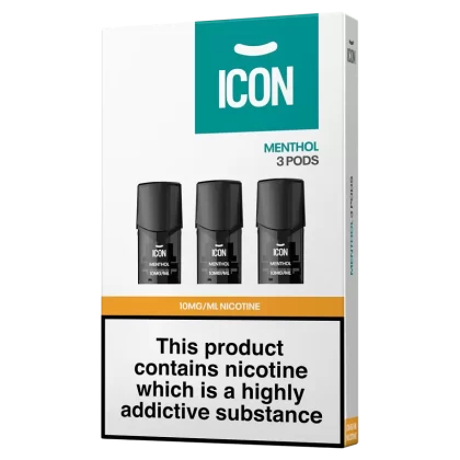 ICON Vape Menthol Pods (Pack of 3) - 20mg - Vape Product (0D307A)