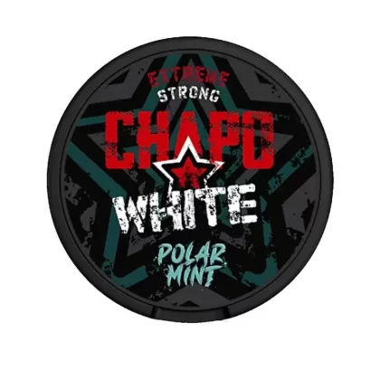 Chapo White Extreme Strong Polar Mint Nicotine Pouches