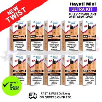 Cherry Ice Hayati Mini Ultra 1500 Box Of 10