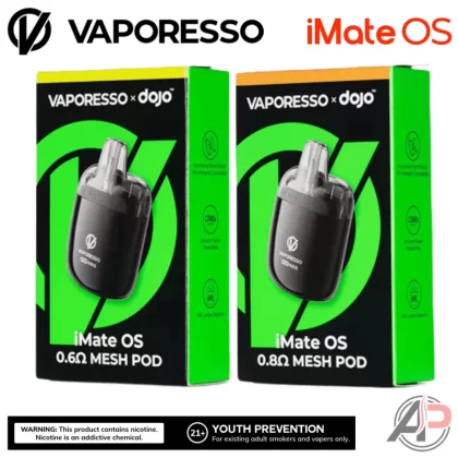 Vaporesso x Dojo iMate OS Replacement Pods 2 Pack - iMate 0.6 Mesh - 2pk, iMate 0.8 Mesh - 2pk