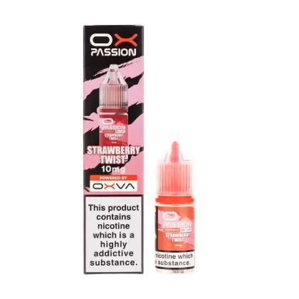 Strawberry Twist Nic Salt E-Liquid by Oxva Ox Passion - 20mg