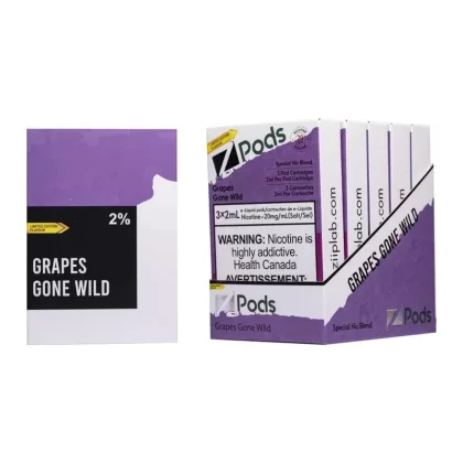Z Pods Grapes Gone Wild 2% Special Nic Blend